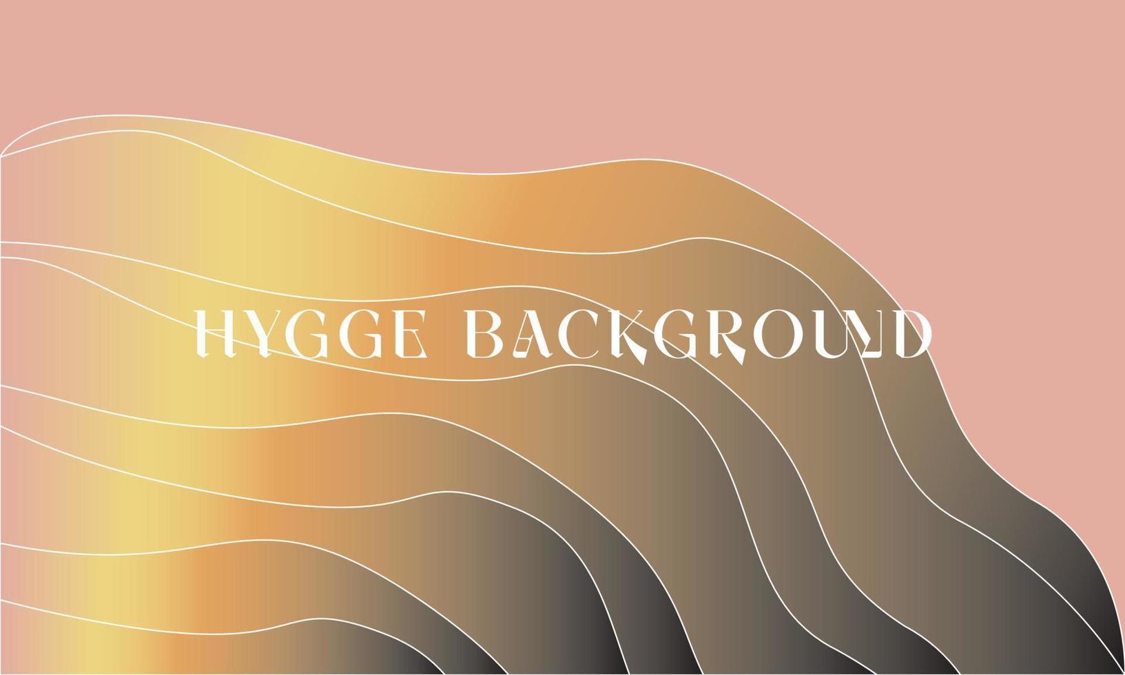 Hygge calm abstract background them for wallpaper, cover, print, decoration, etc. vector