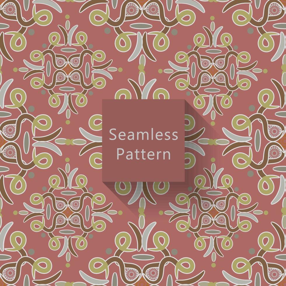 Abstract seamless pattern with background vector