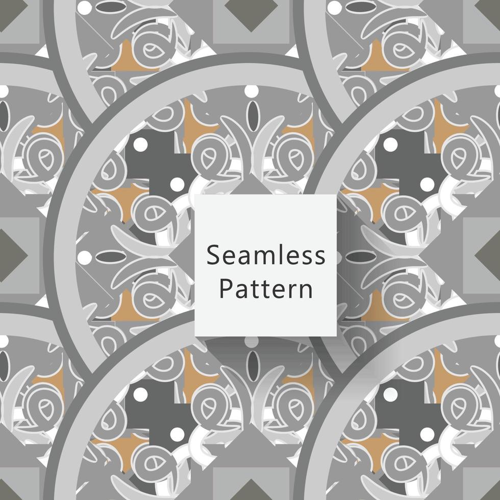 Abstract seamless pattern with background vector