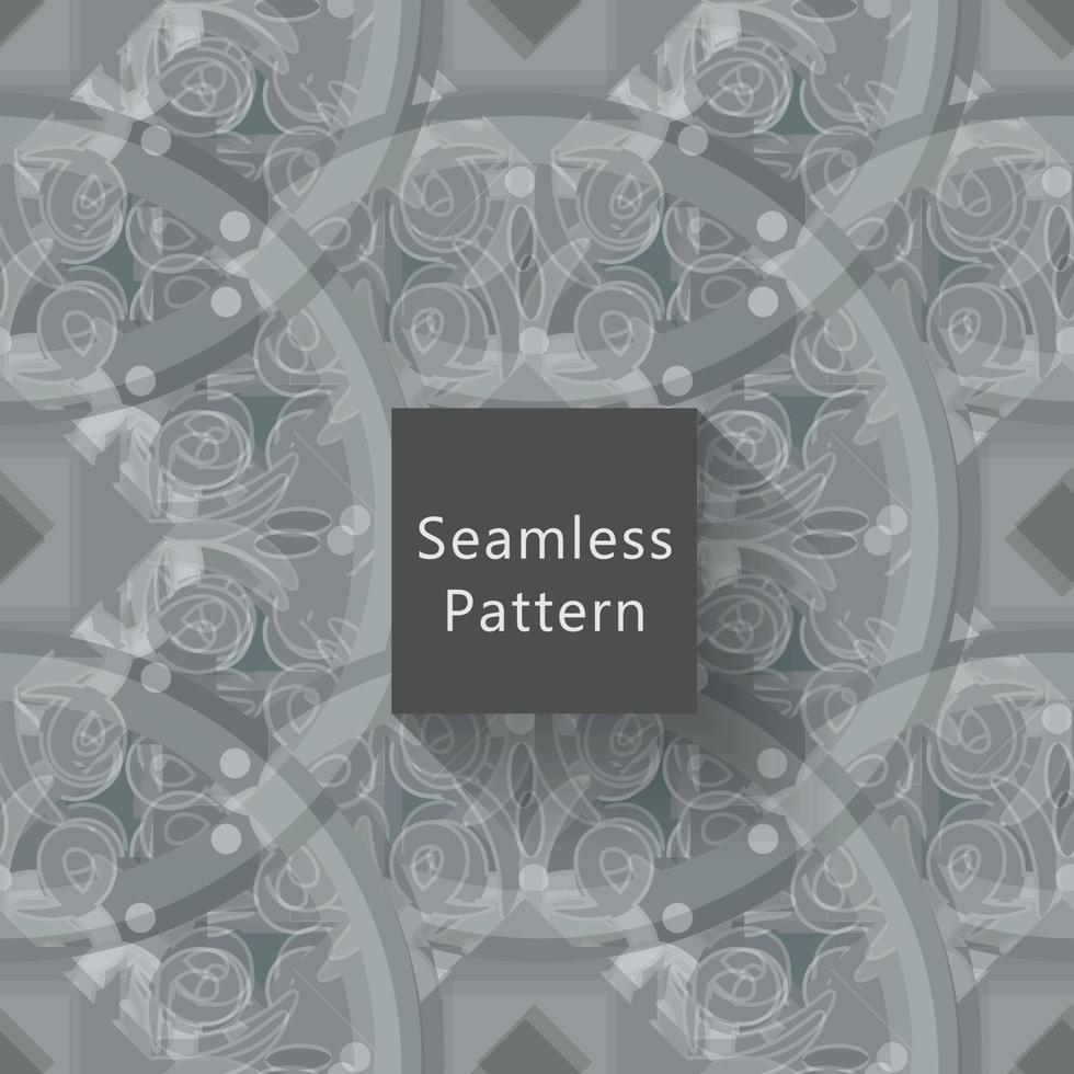 Abstract seamless pattern with background vector
