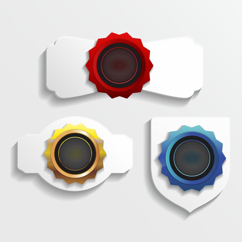 blank banner you can put your text vector