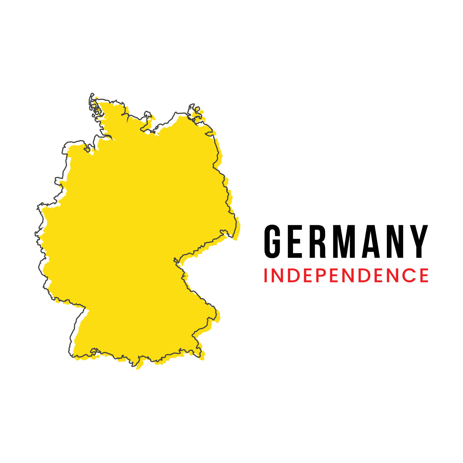 Outline Map Of Germany Vector Design Template 19188424 Vector Art At Outline Map Of Germany Design Template Free Vector 