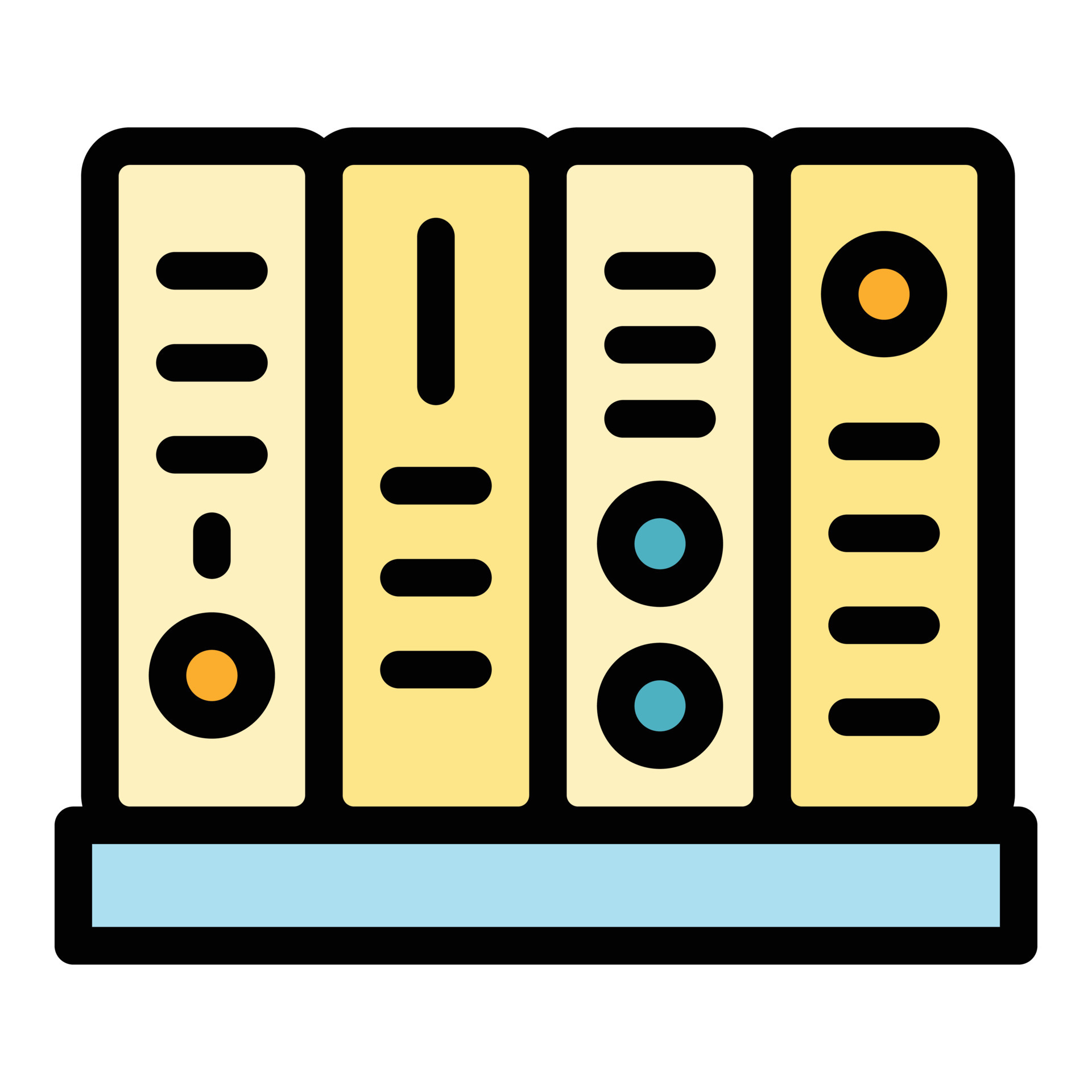 Library books icon color outline vector 19188603 Vector Art at Vecteezy