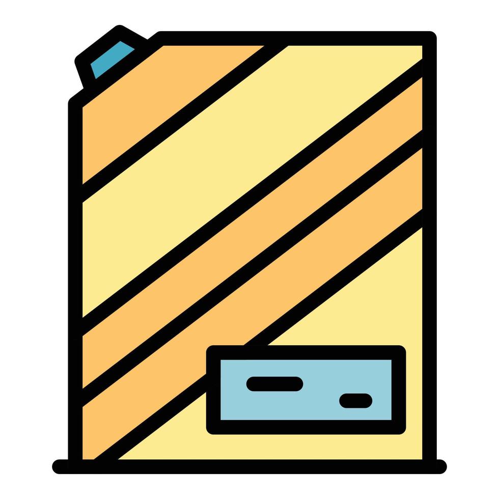 Softener package icon color outline vector