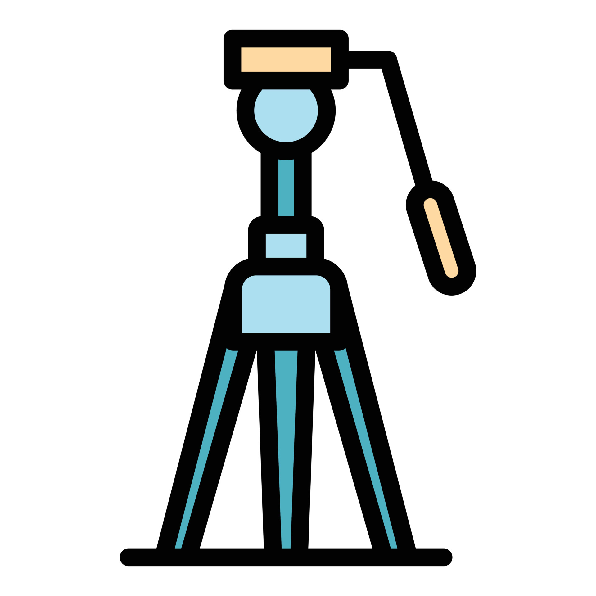 Camera tripod icon color outline vector 19188994 Vector Art at Vecteezy