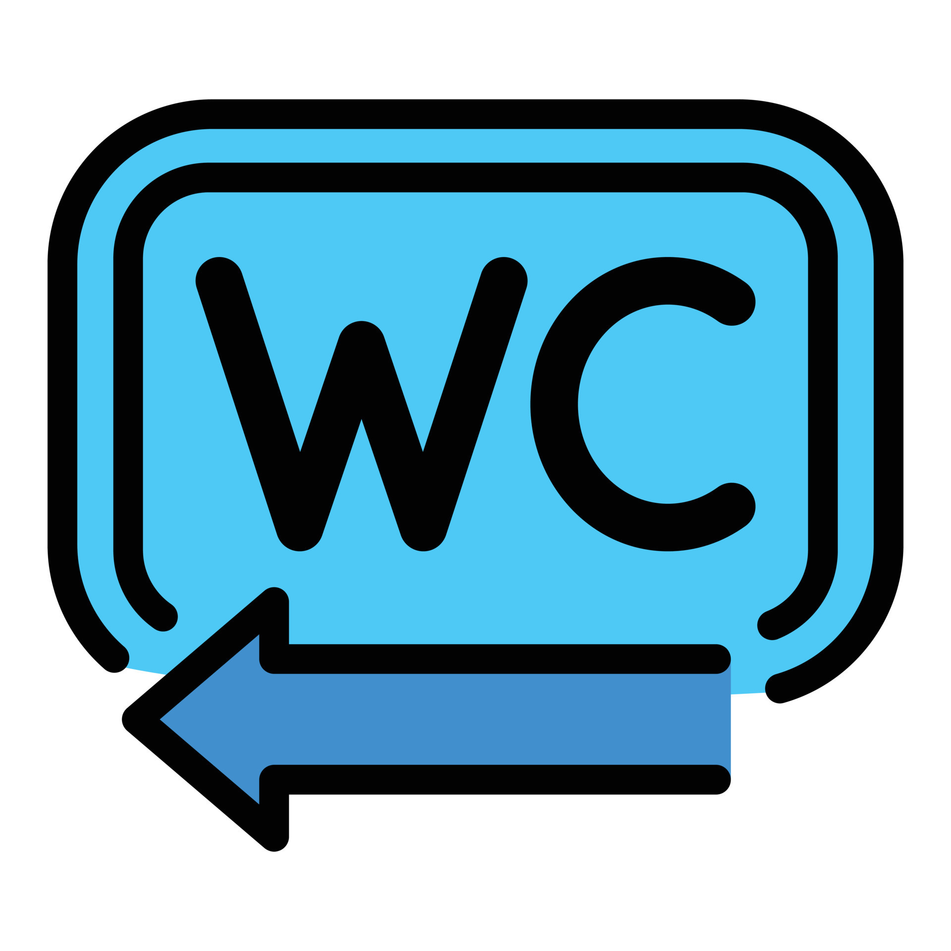 Wc direction icon color outline vector 19190712 Vector Art at Vecteezy