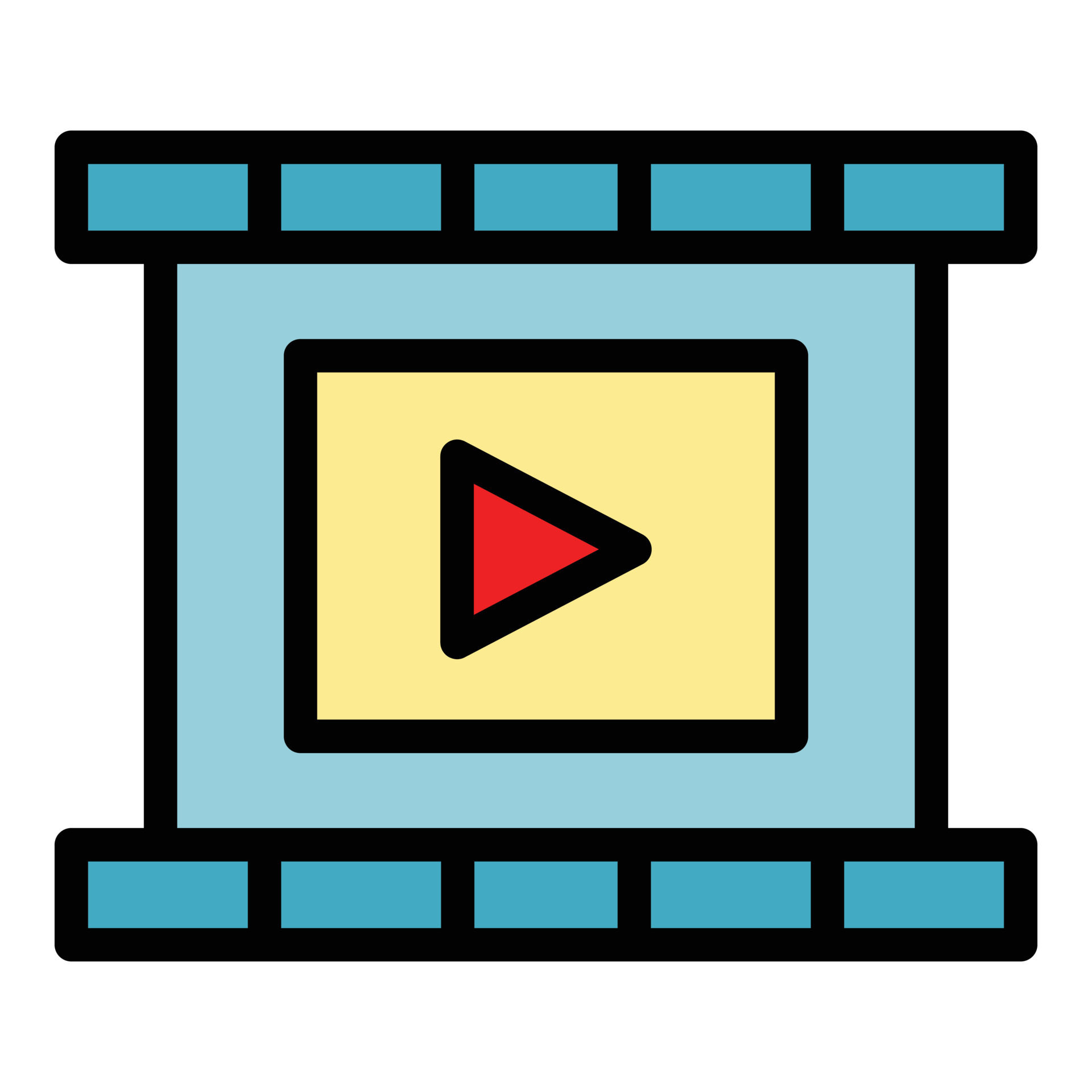 Trim video clip icon color outline vector 19191416 Vector Art at Vecteezy