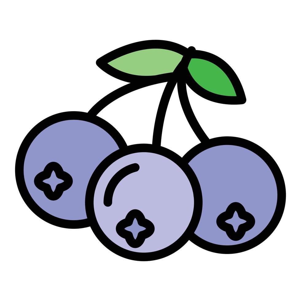 Super berry icon color outline vector