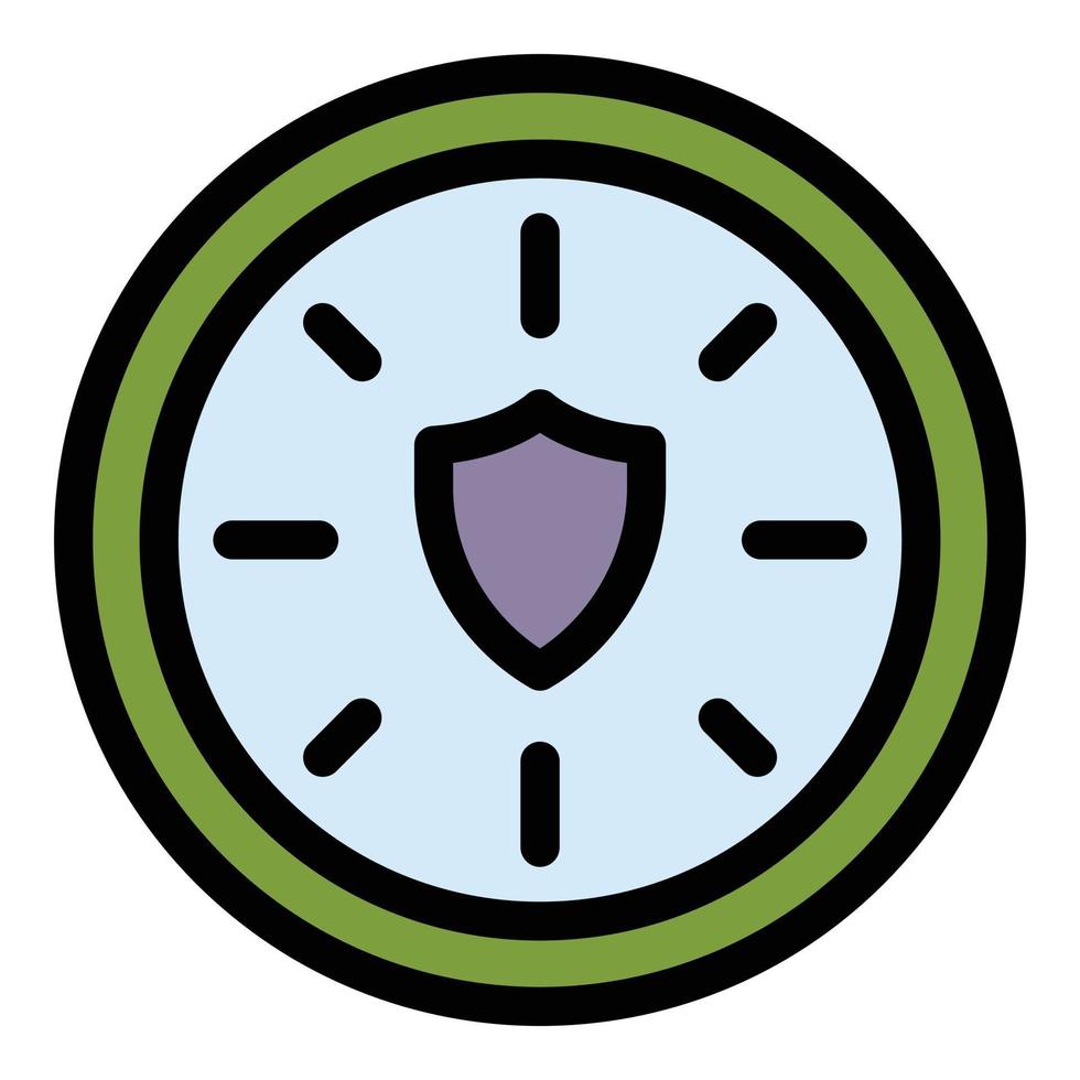 Office team value icon color outline vector
