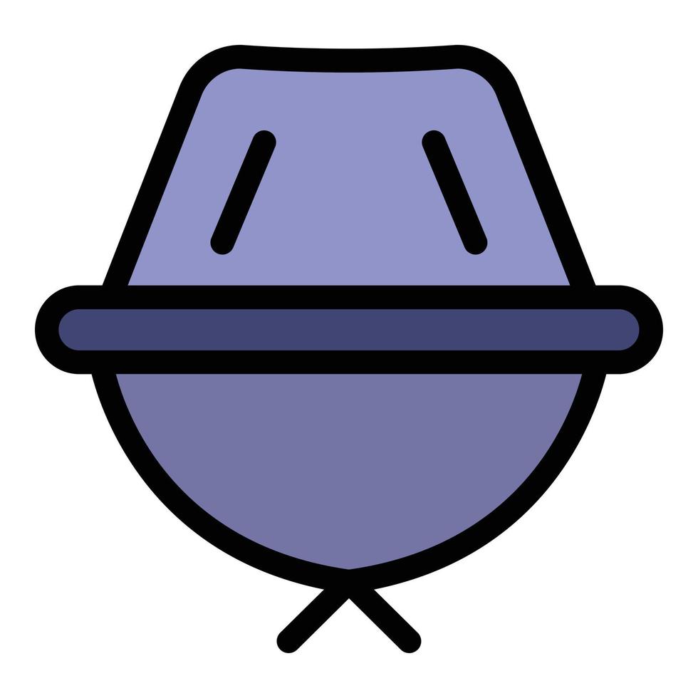 Ufo exploration icon color outline vector