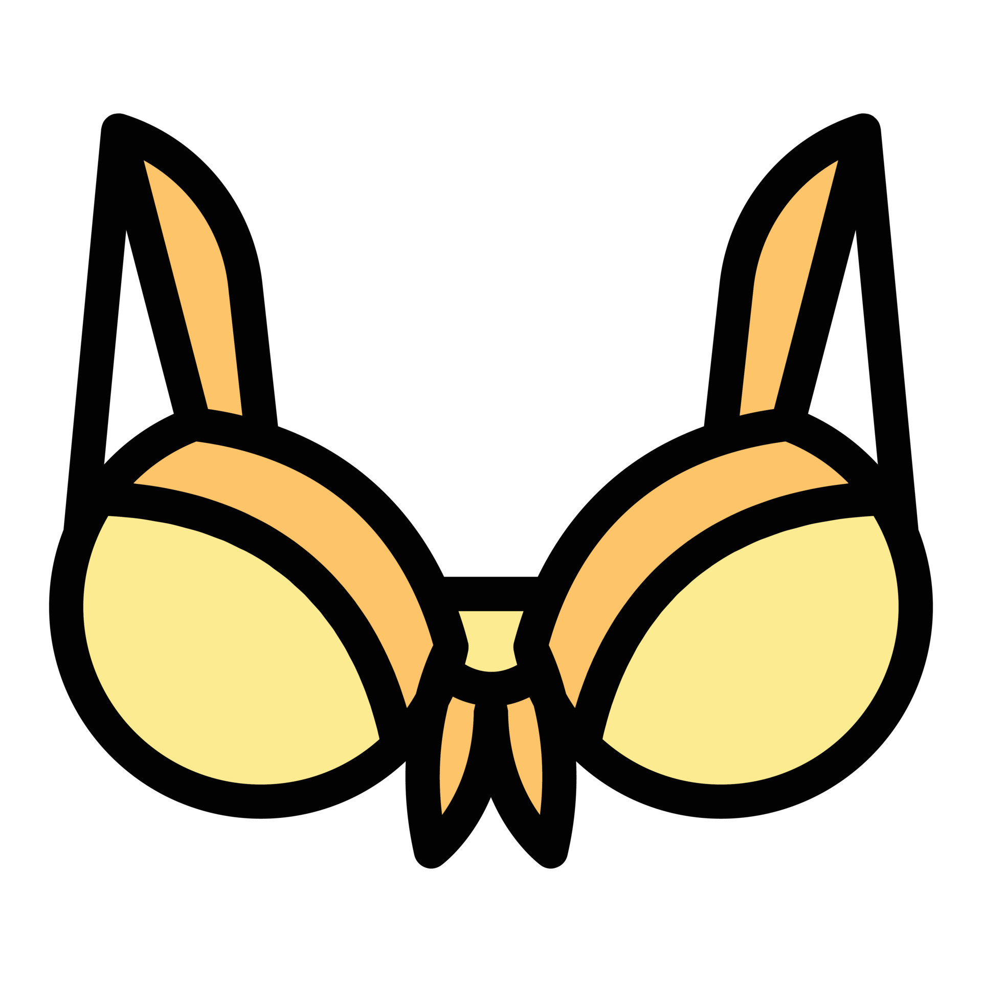 Padded bra icon color outline vector 19194795 Vector Art at Vecteezy