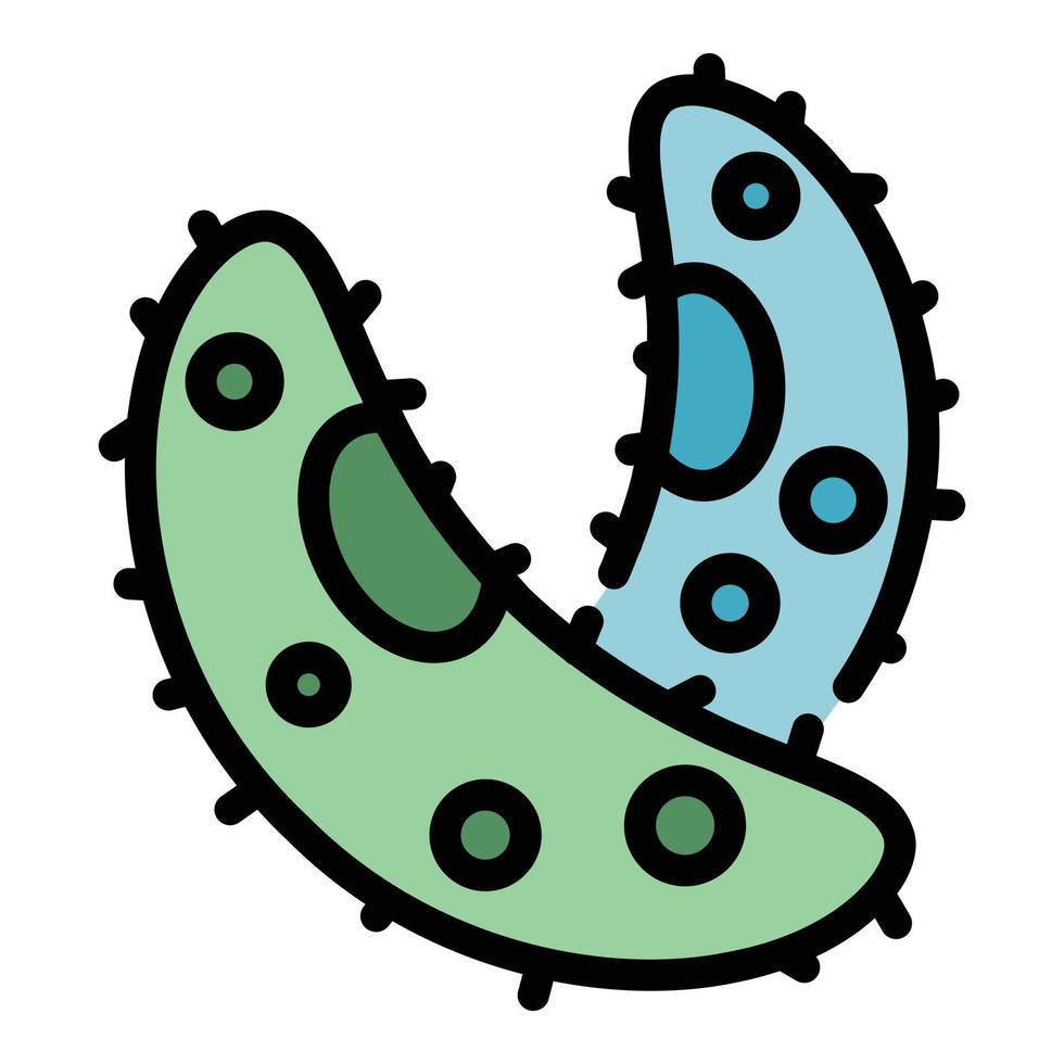 Synthetic organisms icon color outline vector