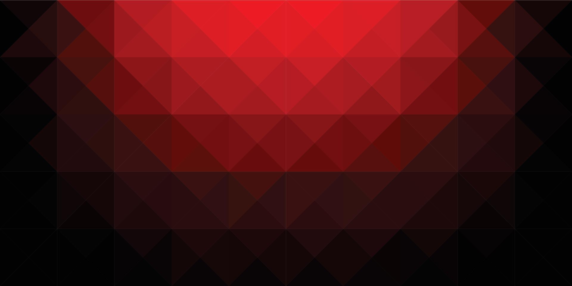 low poly red and black background vector