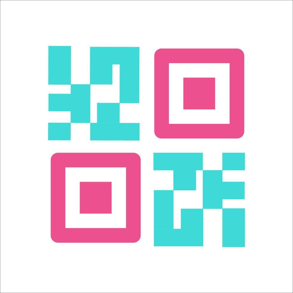 Scan Barcode Icon Two Color vector