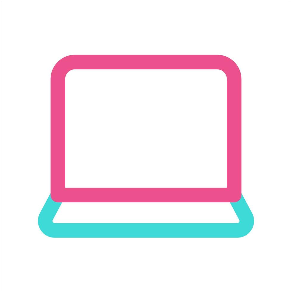 Computer Icon Two Color vector