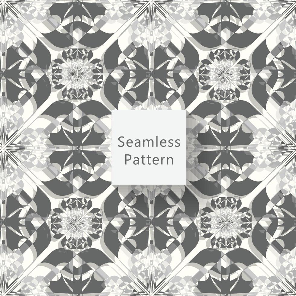Abstract seamless pattern with background vector