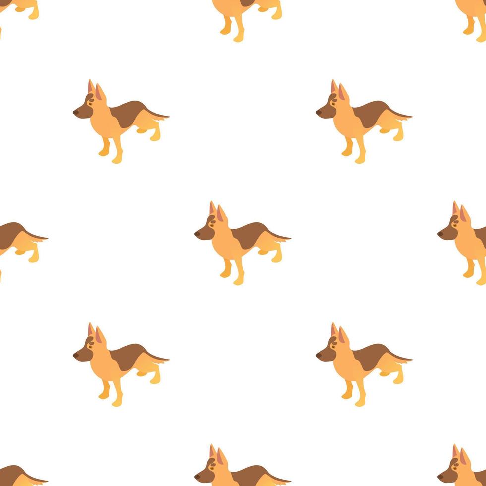 Shepherd dog pattern seamless vector