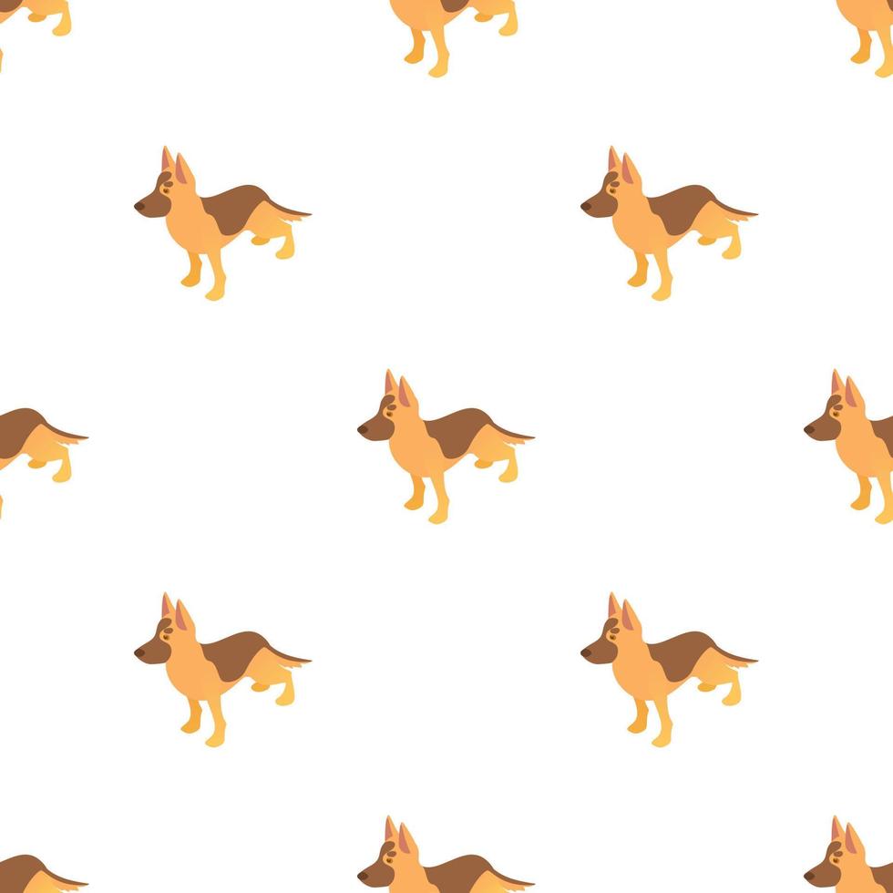 Shepherd dog pattern seamless vector