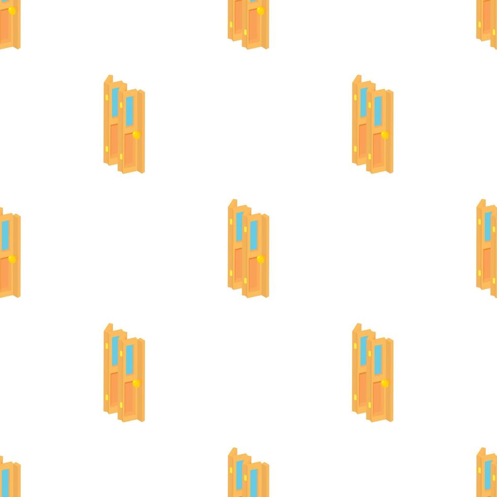 Door accordion pattern seamless vector