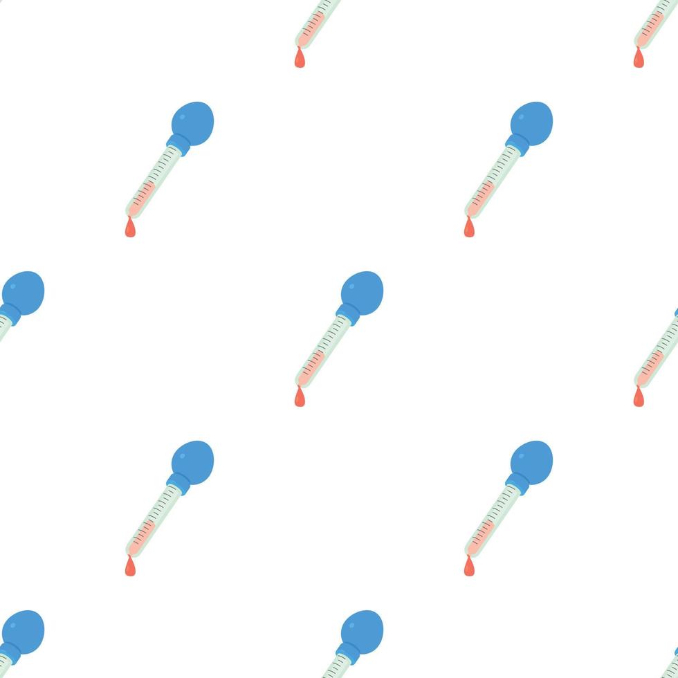 Pipette pattern seamless vector