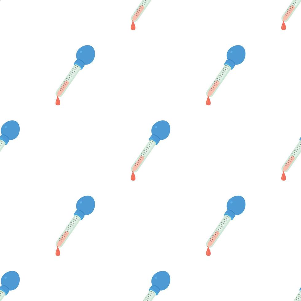 Pipette pattern seamless vector