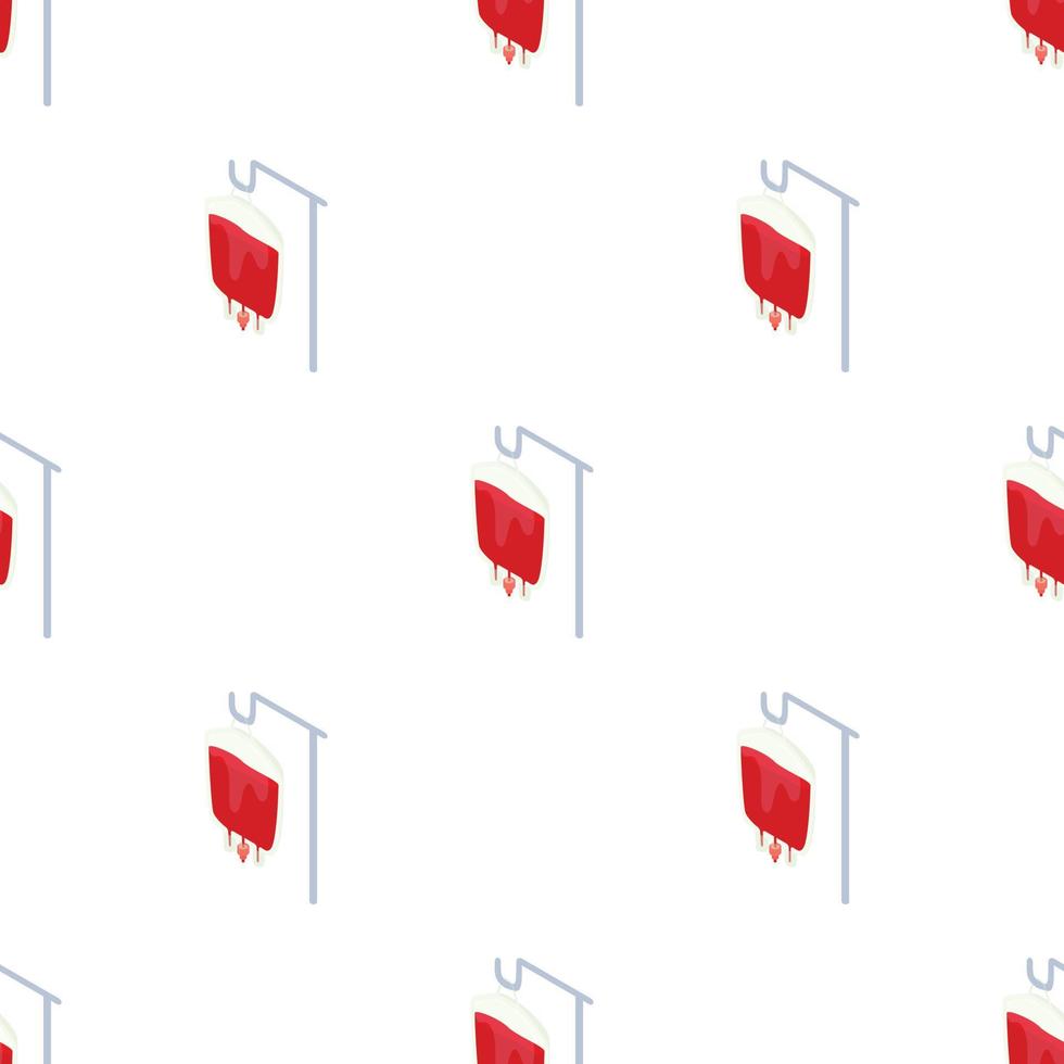 Package for blood transfusion pattern seamless vector