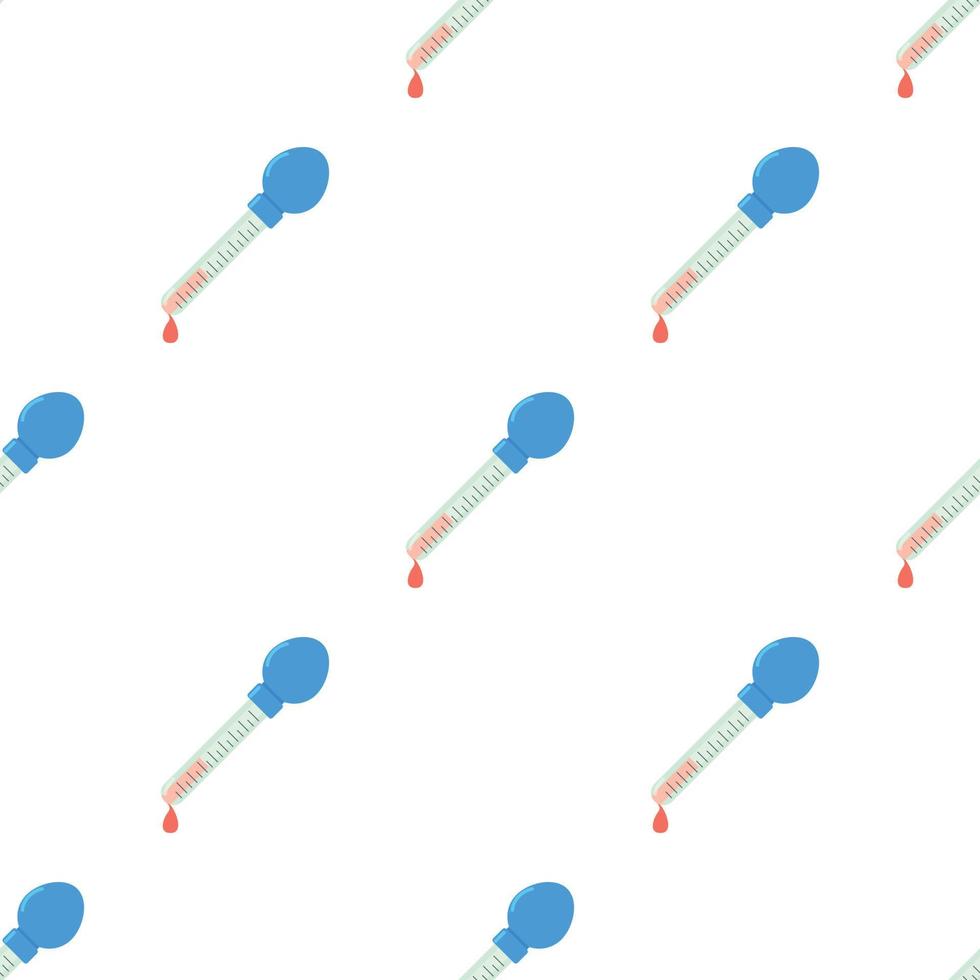 Pipette pattern seamless vector