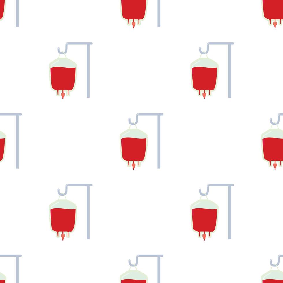 Package for blood transfusion pattern seamless vector