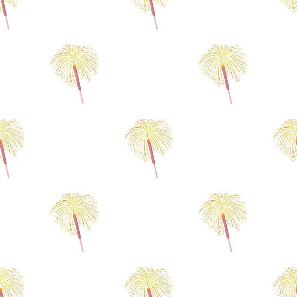 Bengal fire pattern seamless vector
