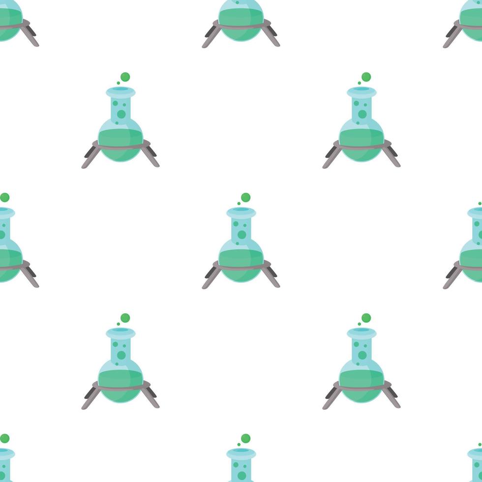 Test flask pattern seamless vector