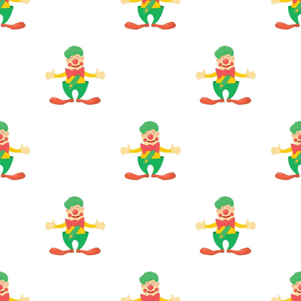 Clown pattern seamless vector