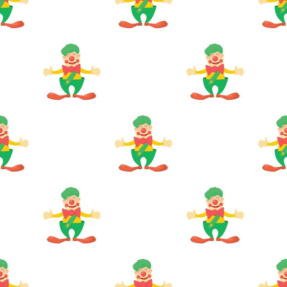 Clown pattern seamless vector