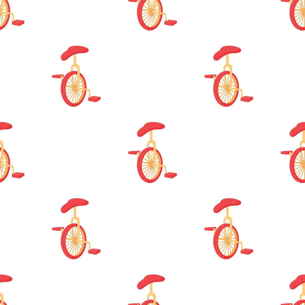 Unicycle pattern seamless vector