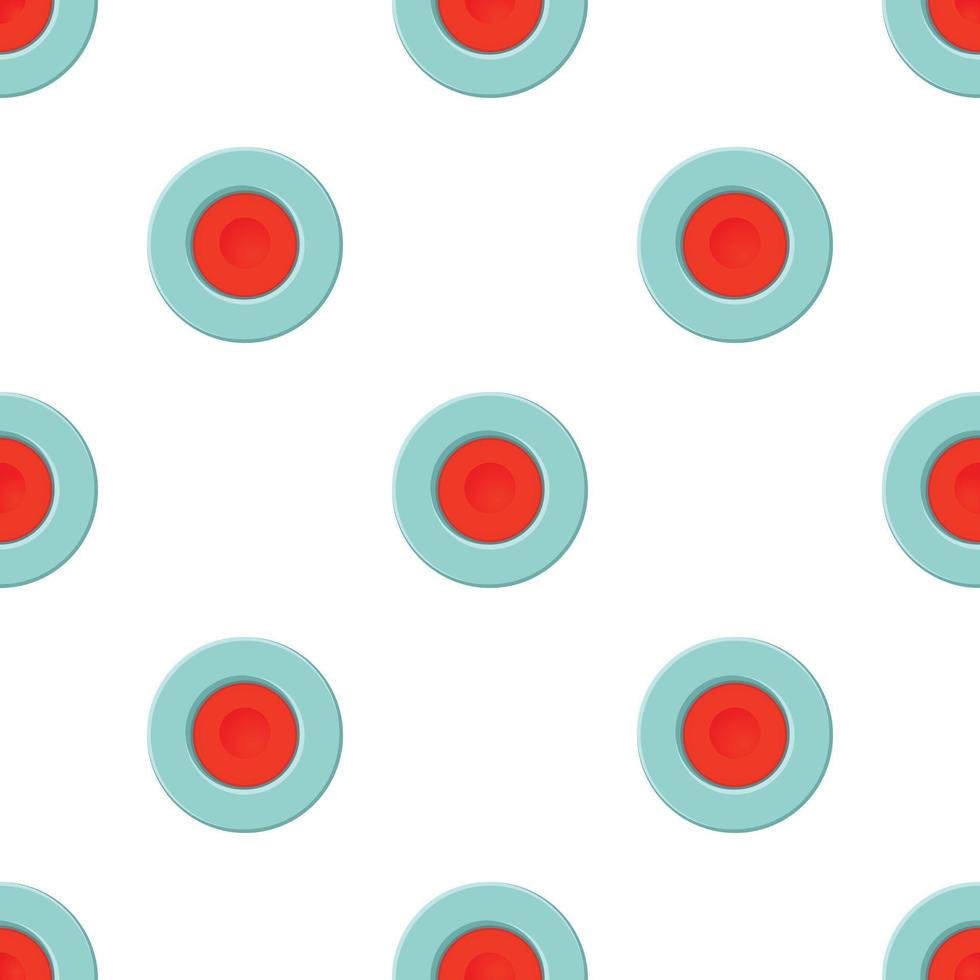 Red square button pattern seamless vector