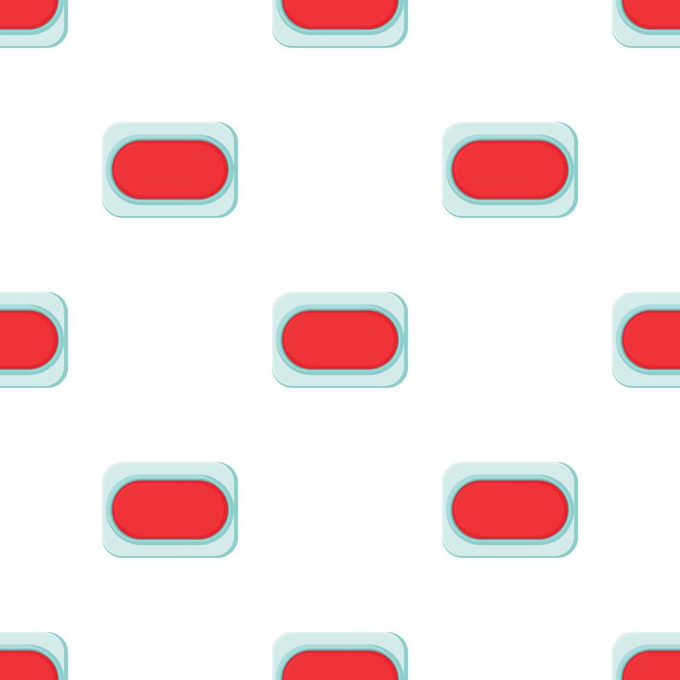 Red rectangular button pattern seamless vector