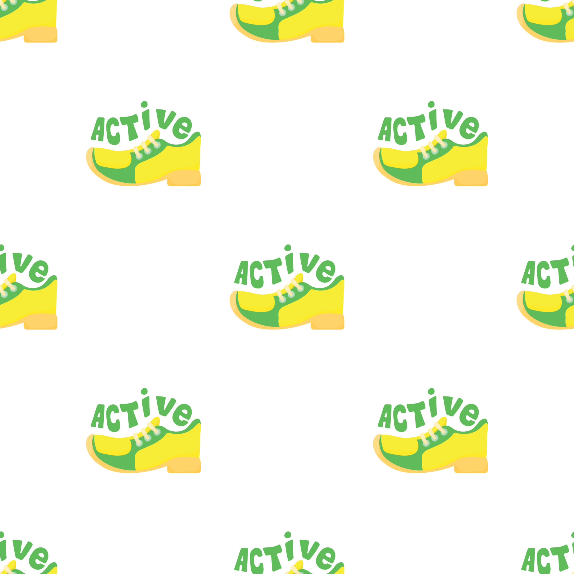 Active walking pattern seamless vector 19196182 Vector Art at Vecteezy