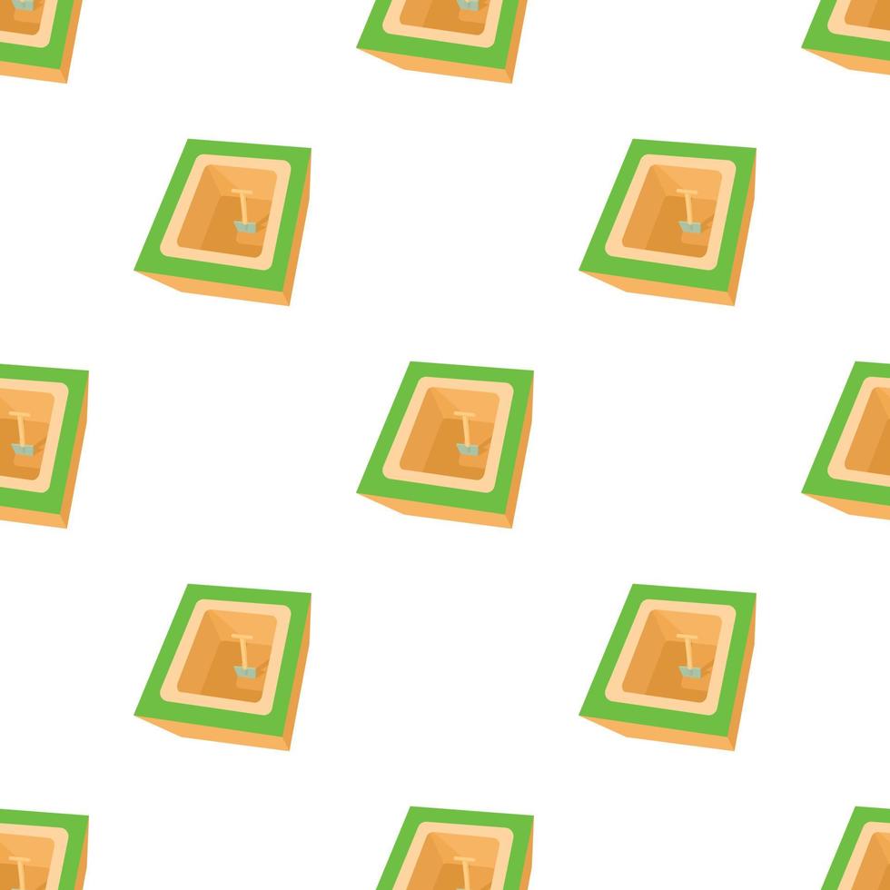 Cap pattern seamless vector