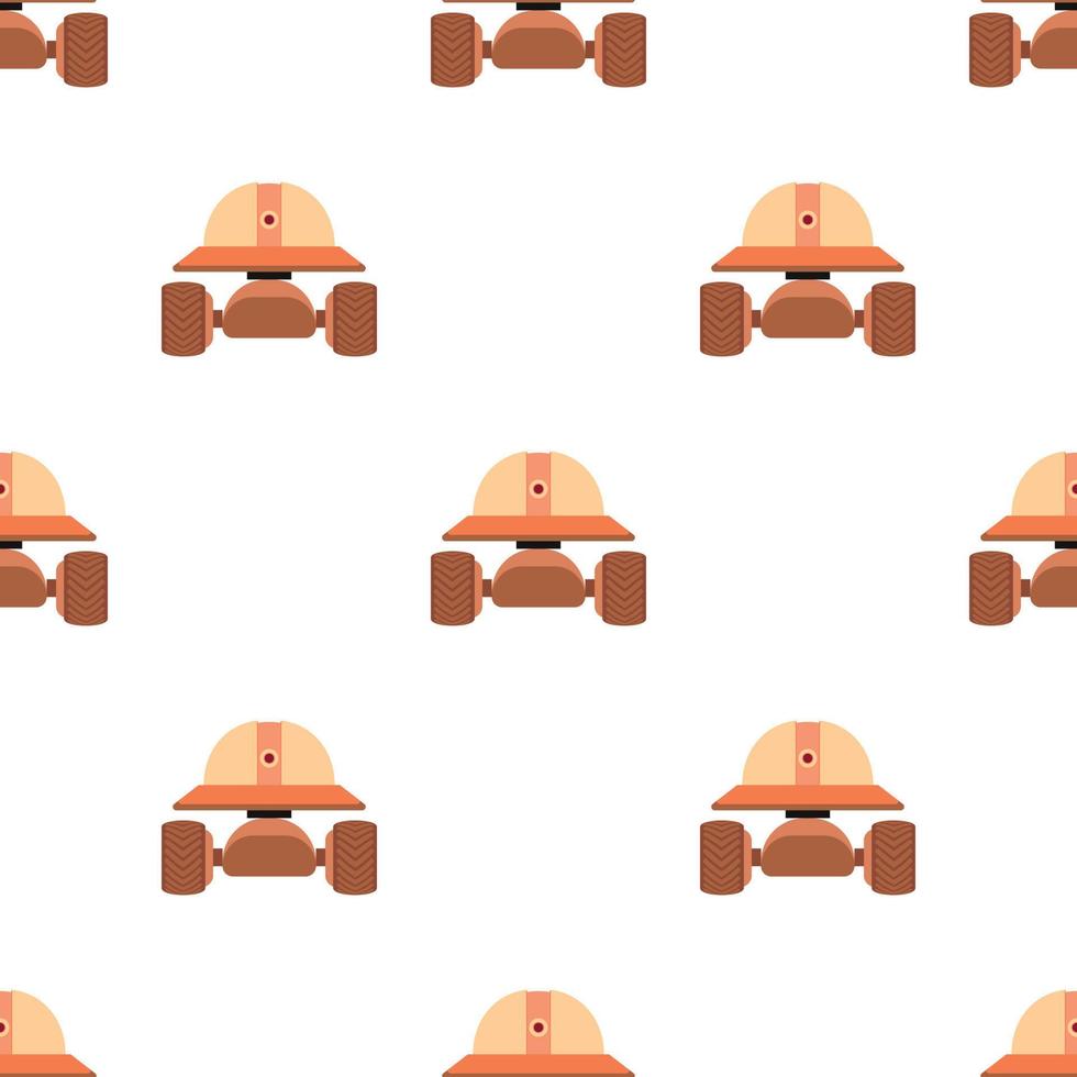 Smart robot pattern seamless vector