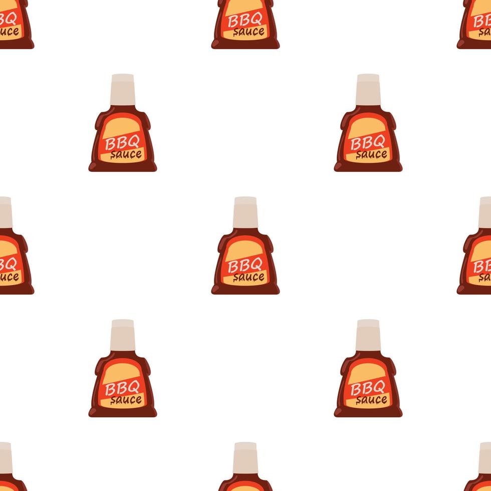 Barbecue sause pattern seamless vector