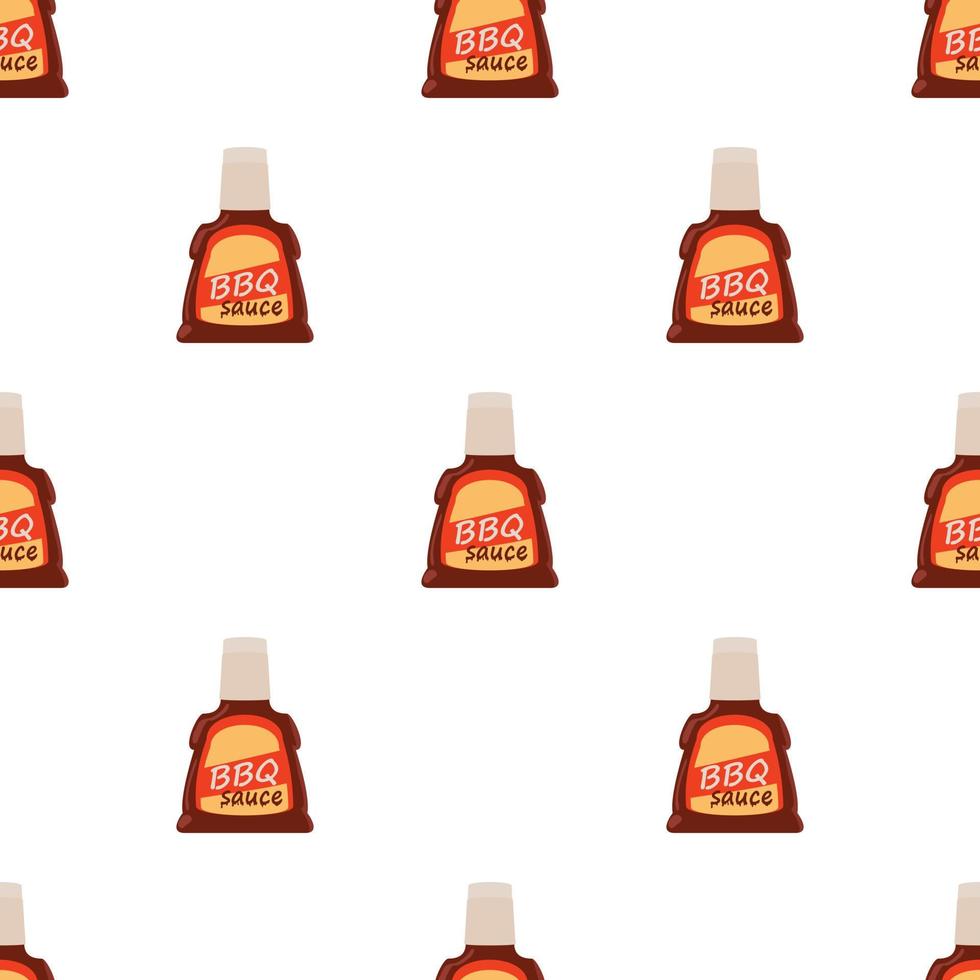 Barbecue sause pattern seamless vector