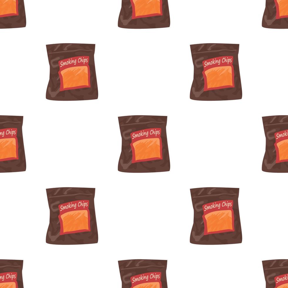 Smoking chips pattern seamless vector