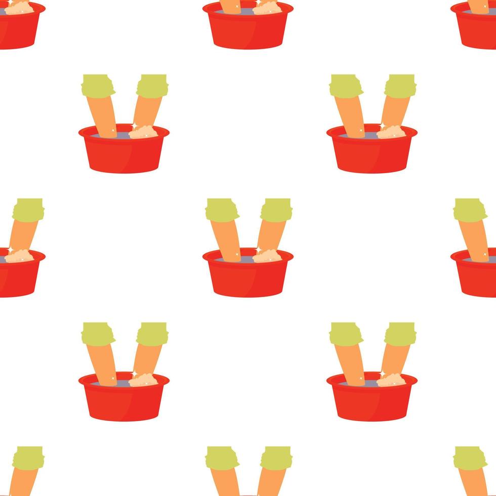 Washing in the basin pattern seamless vector