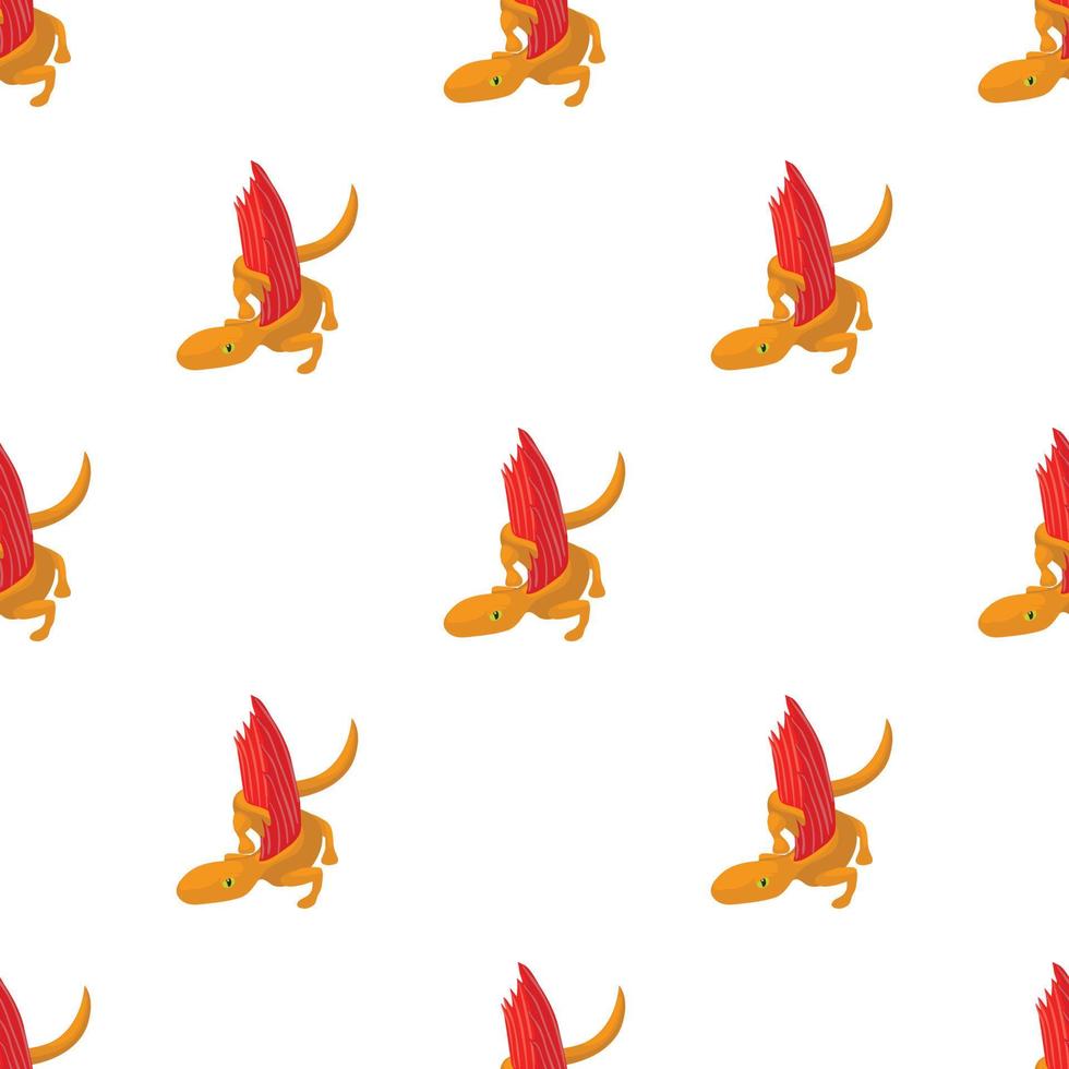 Dinosaur lizard pattern seamless vector