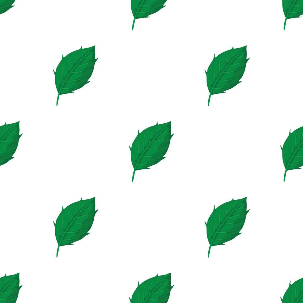 Thistle leaf pattern seamless vector