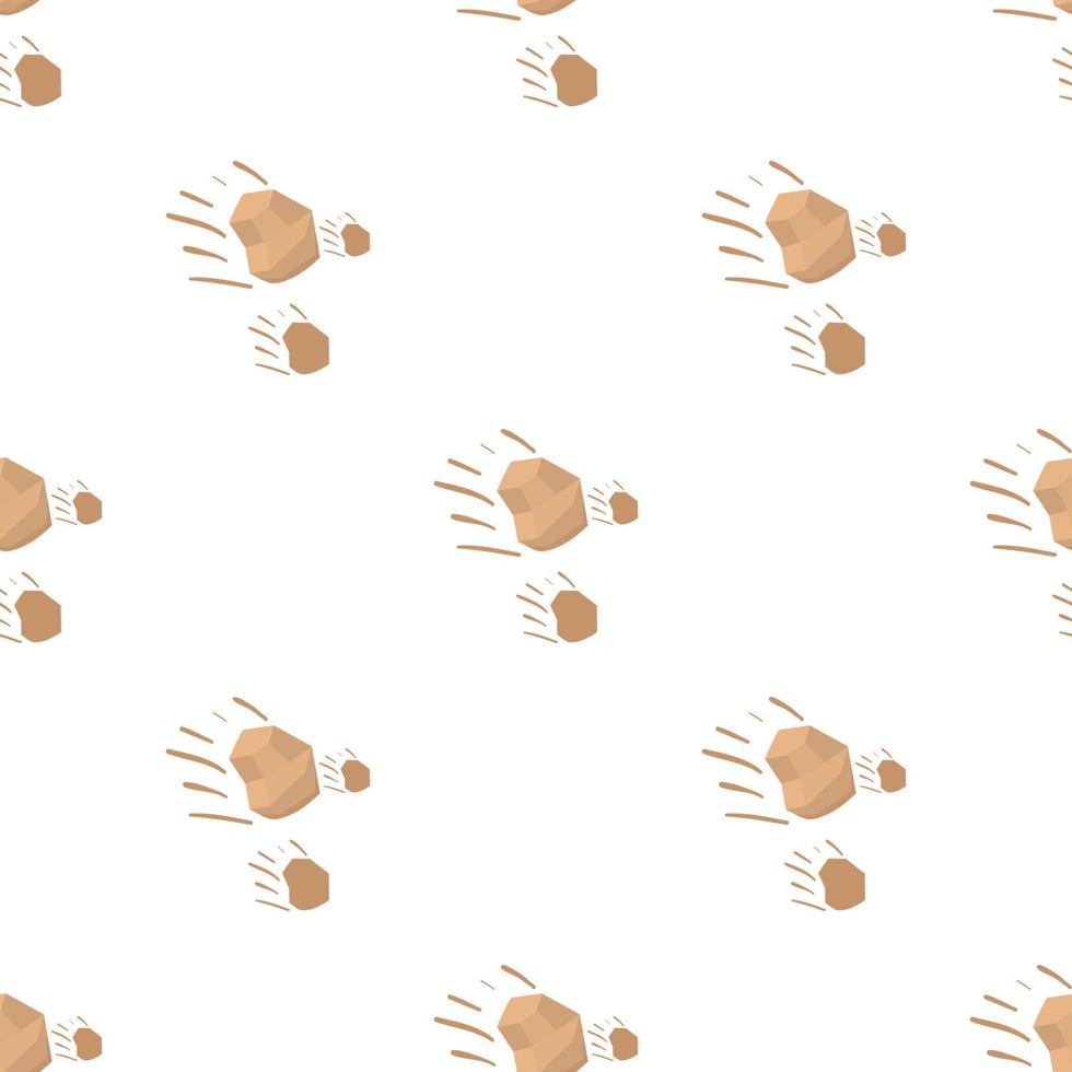 Throwing stones pattern seamless vector