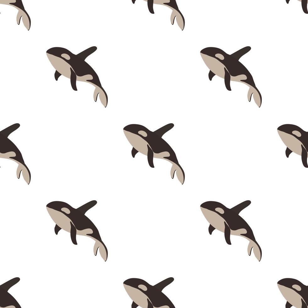 Grampus pattern seamless vector