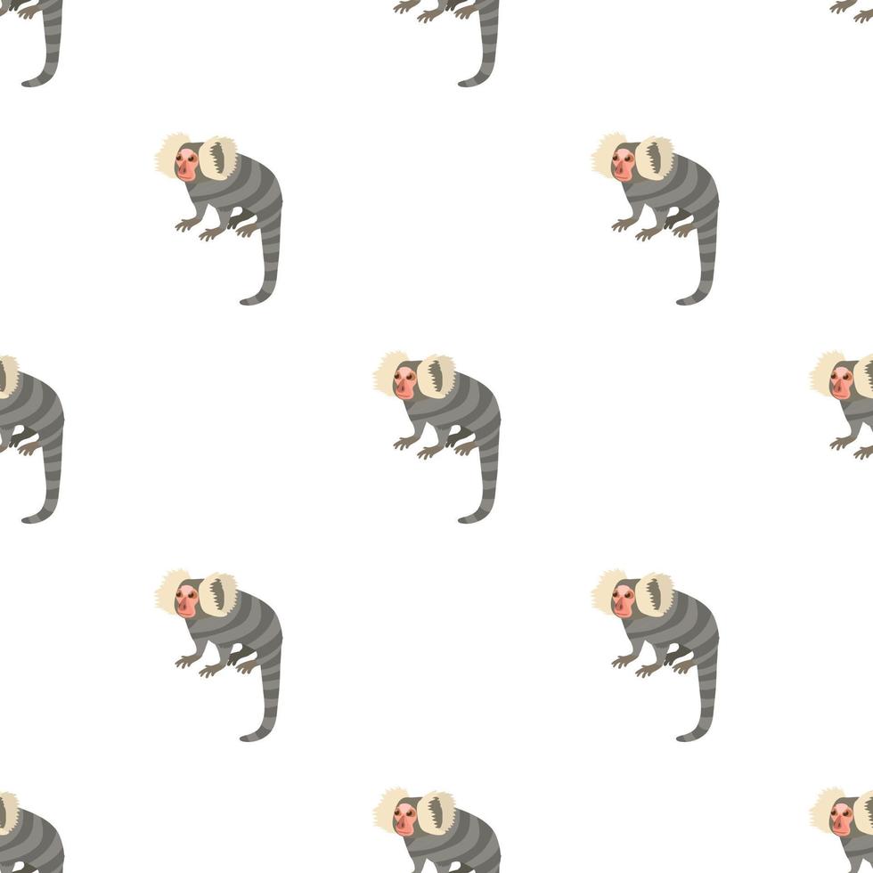 Small monkey pattern seamless vector