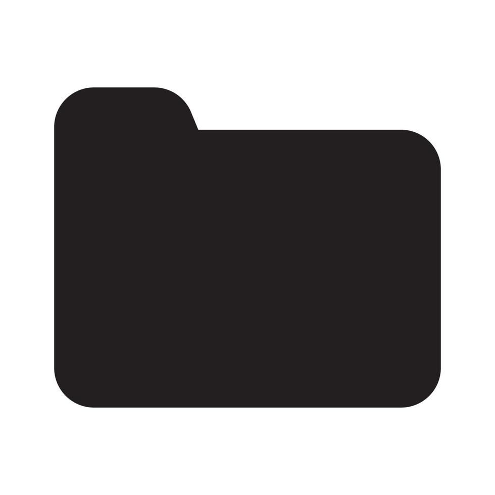 Subfolder Icon Solid vector