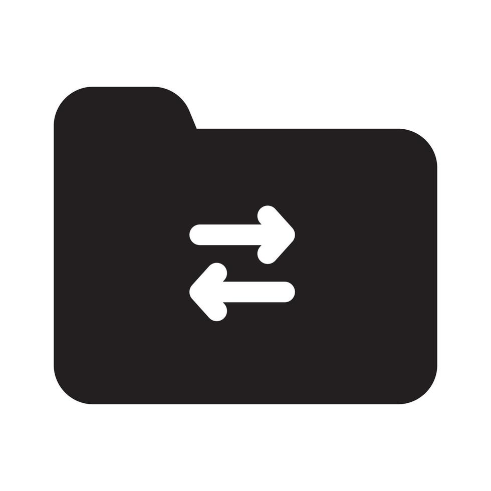Send Transfer Bluetooth Solid Icon vector