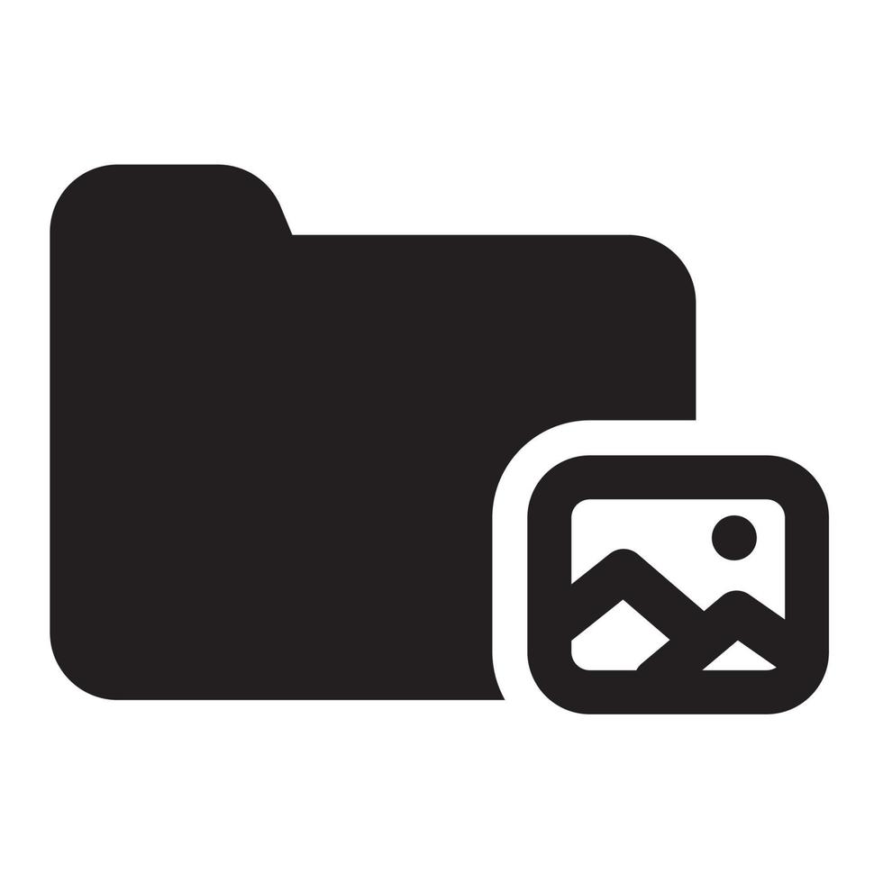 Media Player Icon Solid vector